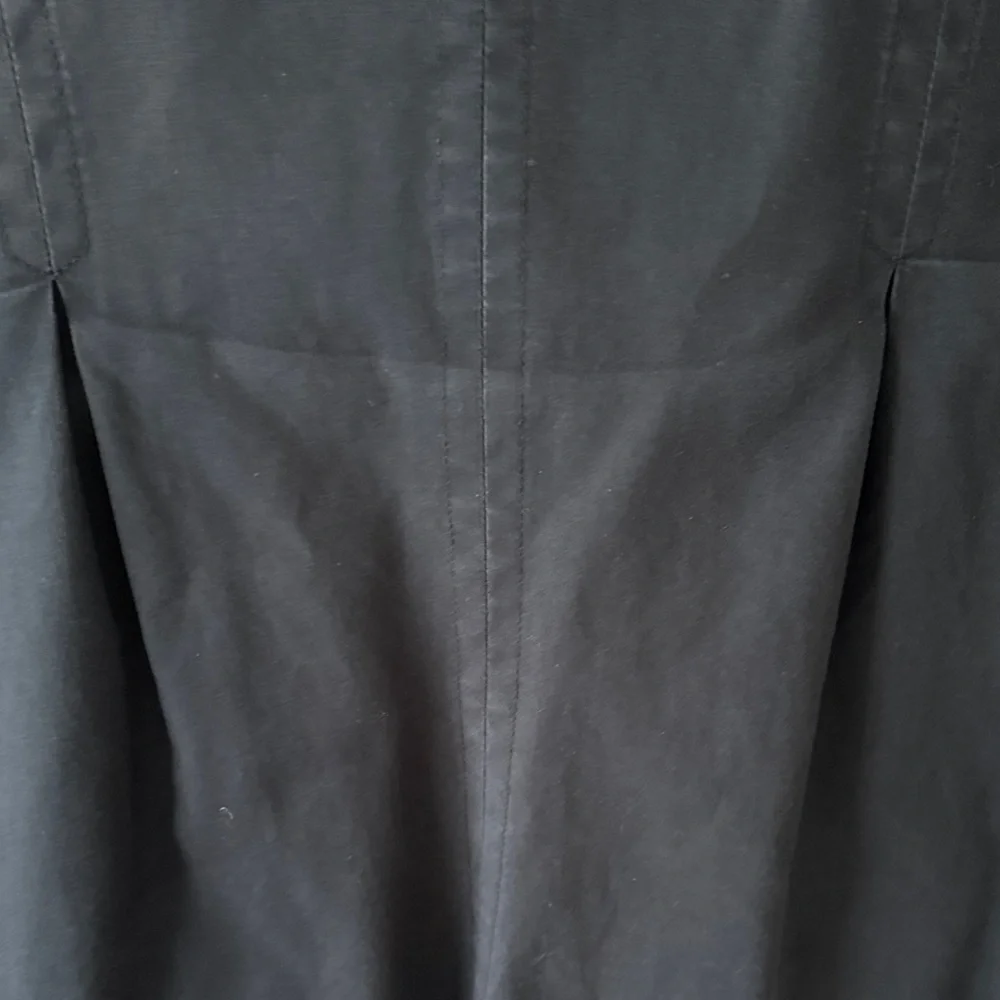 Mackage Women's Black Trim Leather Trench Coat - Picture 7 of 16